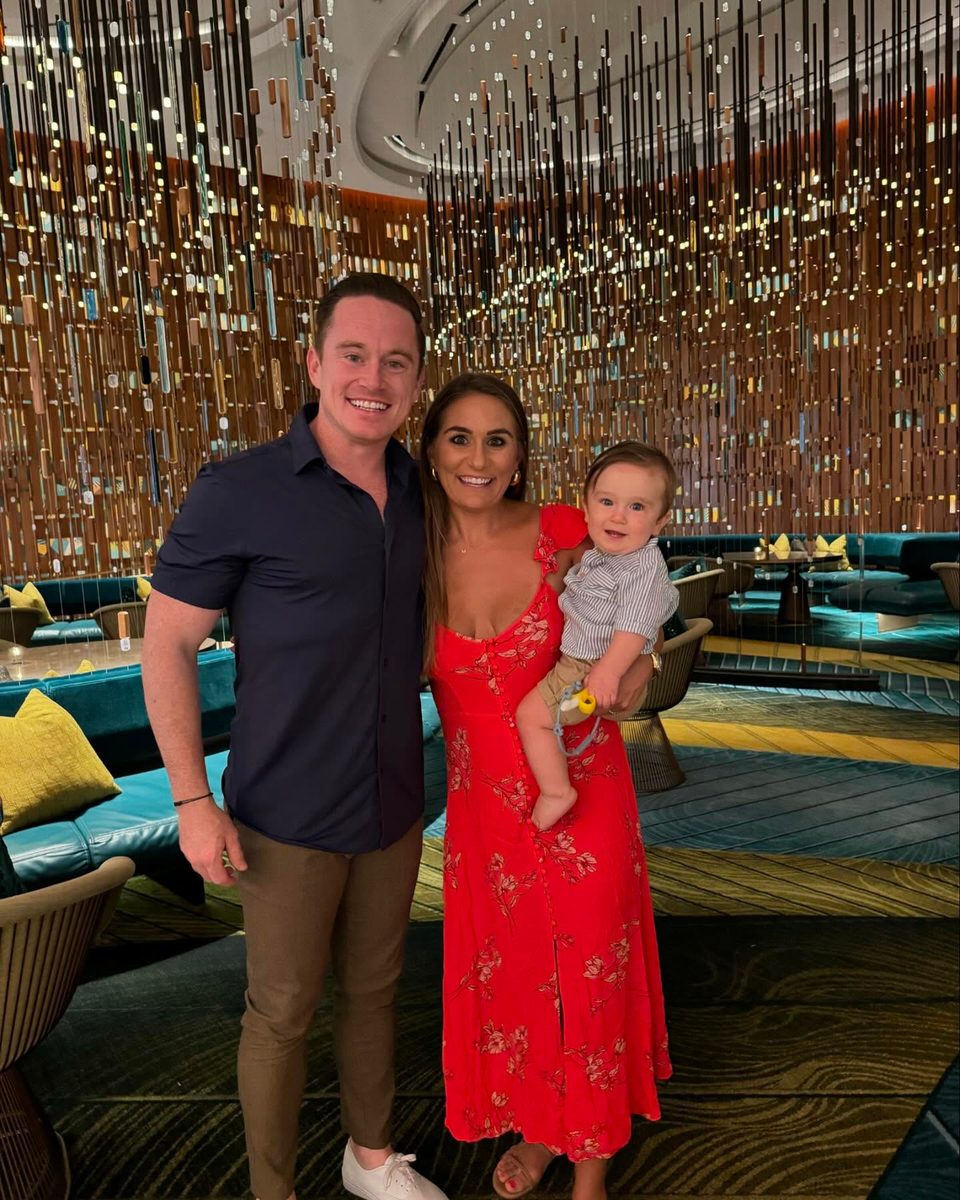 Date night — Trey, Alison & baby Cade